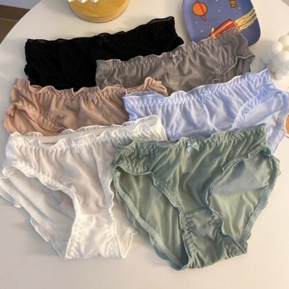 [GIÁ SỈ] Set 5 quần lót nữ thun ren cao cấp kháng khuẩn sexy gợi cảm ôm dáng không tạo hằn D22